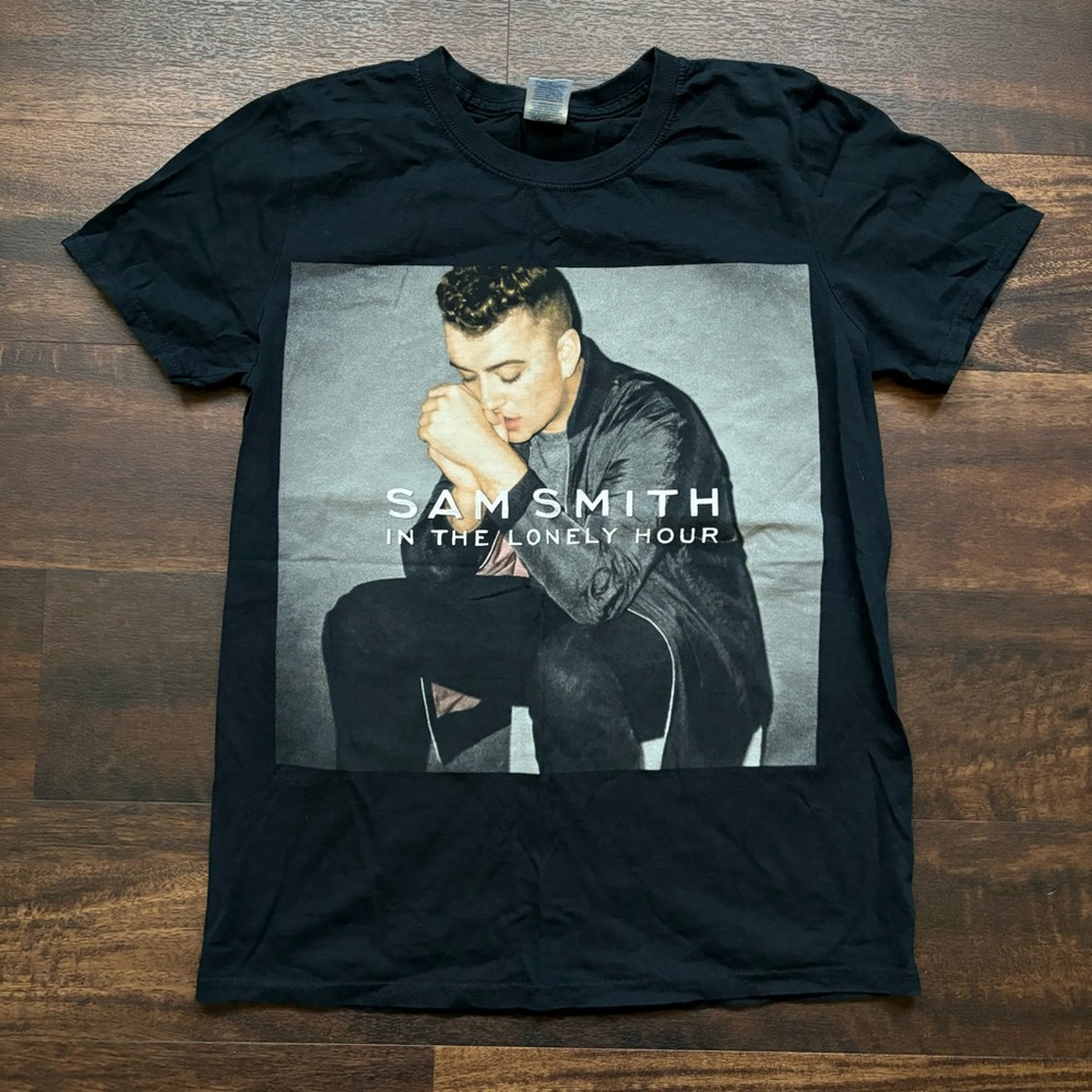 Sam Smith In The Lonely Hour black T Shirt tour size S